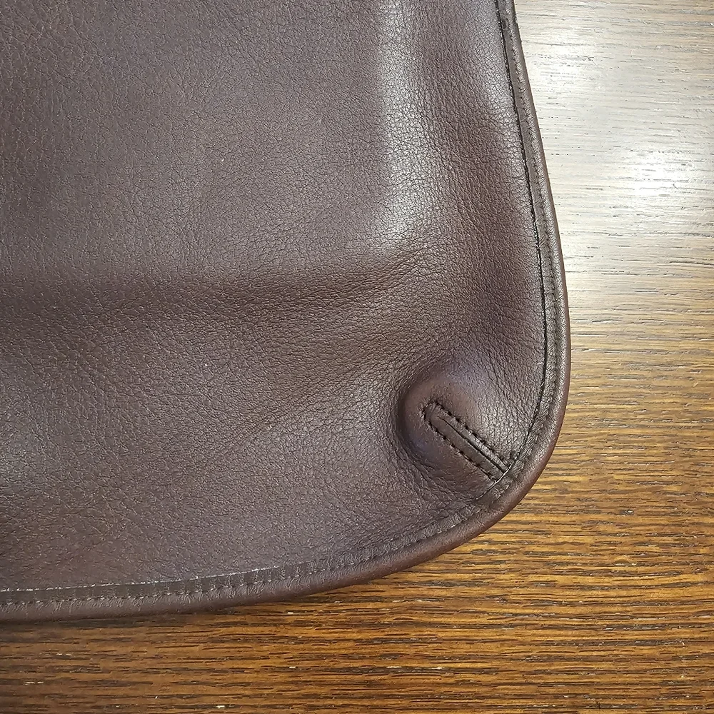 Coach Vintage Slim Hippie Flap Saddle Bag Brown 80D-9135 - Picture 13 of 14